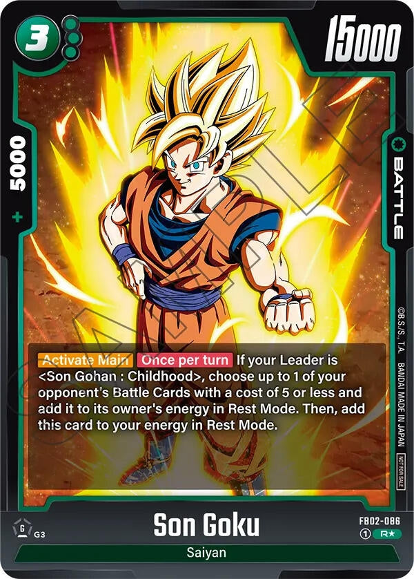 Image for Son Goku - FB02-086 (Championship Pack 01) (Tournament and Championship Promos) (FB02-086) - Dragon Ball Super: Fusion World