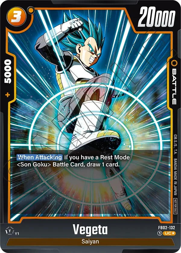 Image for Vegeta - FB02-132 (Championship Pack 01) (Tournament and Championship Promos) (FB02-132) - Dragon Ball Super: Fusion World