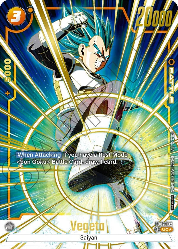 Image for Vegeta - FB02-132 (Championship Pack 01) (Gold) (Tournament and Championship Promos) (FB02-132) - Dragon Ball Super: Fusion World