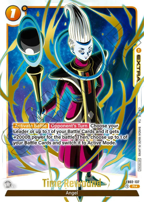 Image for Time Rewound - FB02-137 (Championship Pack 01) (Gold) (Tournament and Championship Promos) (FB02-137) - Dragon Ball Super: Fusion World