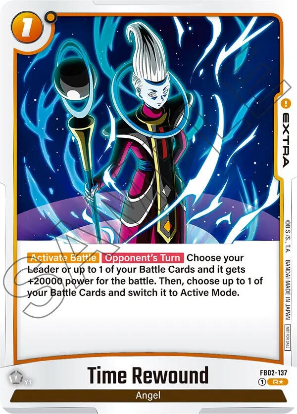 Image for Time Rewound - FB02-137 (Championship Pack 01) (Tournament and Championship Promos) (FB02-137) - Dragon Ball Super: Fusion World