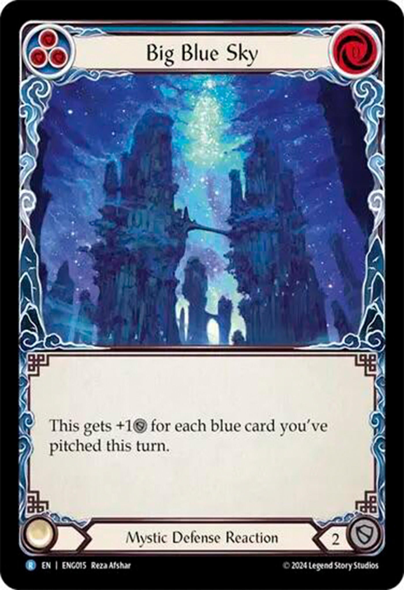 Image for Big Blue Sky (Blitz Deck: Part the Mistveil - Enigma) (ENG015) - Flesh and Blood TCG