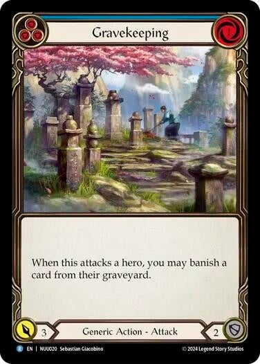 Image for Gravekeeping (Blitz Deck: Part the Mistveil - Nuu) (NUU020) - Flesh and Blood TCG