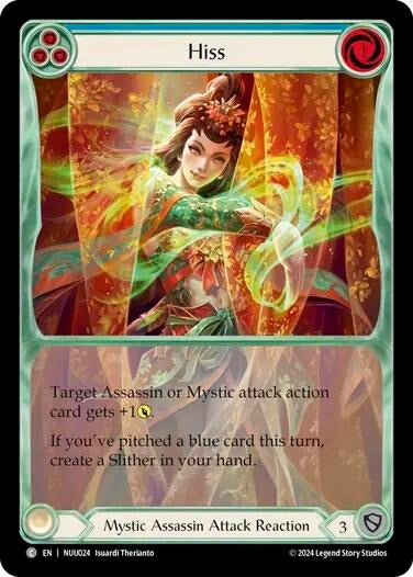 Image for Hiss (Blue) (Blitz Deck: Part the Mistveil - Nuu) (NUU024) - Flesh and Blood TCG