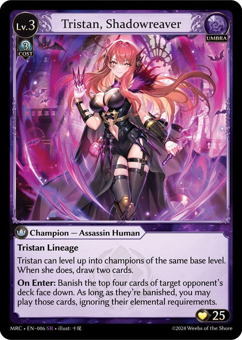 Image for Tristan, Shadowreaver (Mercurial Heart) (006) - Grand Archive TCG