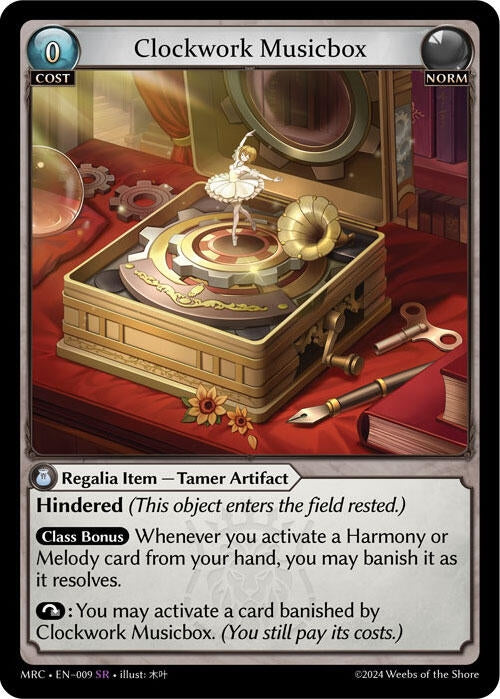 Image for Clockwork Musicbox (Mercurial Heart) (009) - Grand Archive TCG