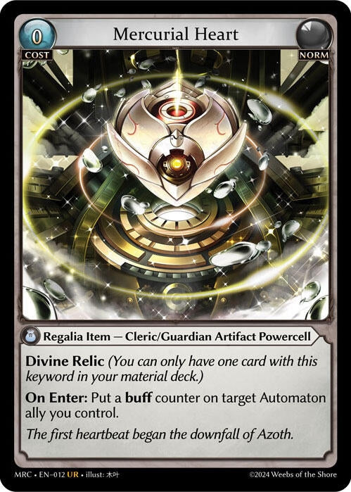 Image for Mercurial Heart (Mercurial Heart) (012) - Grand Archive TCG