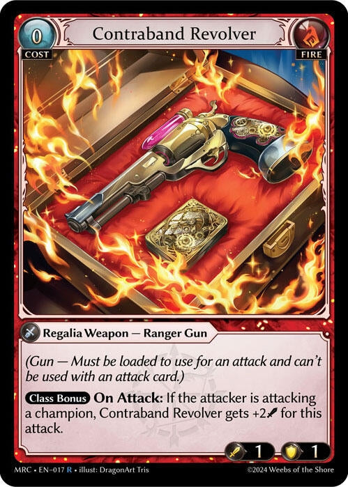 Image for Contraband Revolver (Mercurial Heart) (017) - Grand Archive TCG