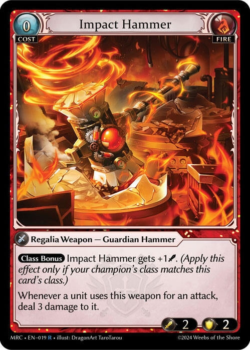 Image for Impact Hammer (Mercurial Heart) (019) - Grand Archive TCG