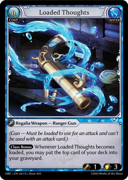 Image for Loaded Thoughts (Mercurial Heart) (021) - Grand Archive TCG