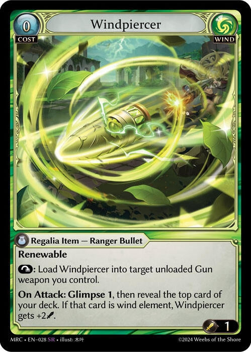 Image for Windpiercer (Mercurial Heart) (028) - Grand Archive TCG