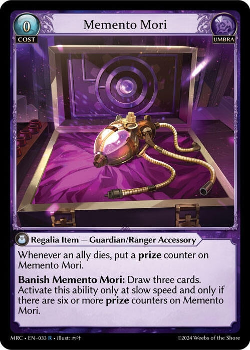 Image for Memento Mori (Mercurial Heart) (033) - Grand Archive TCG