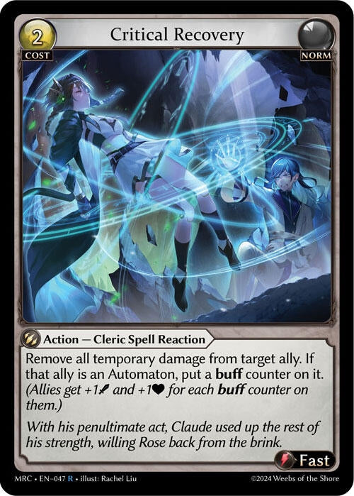 Image for Critical Recovery (Mercurial Heart) (047) - Grand Archive TCG