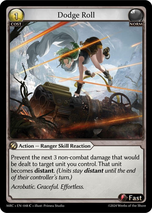 Image for Dodge Roll (Mercurial Heart) (048) - Grand Archive TCG