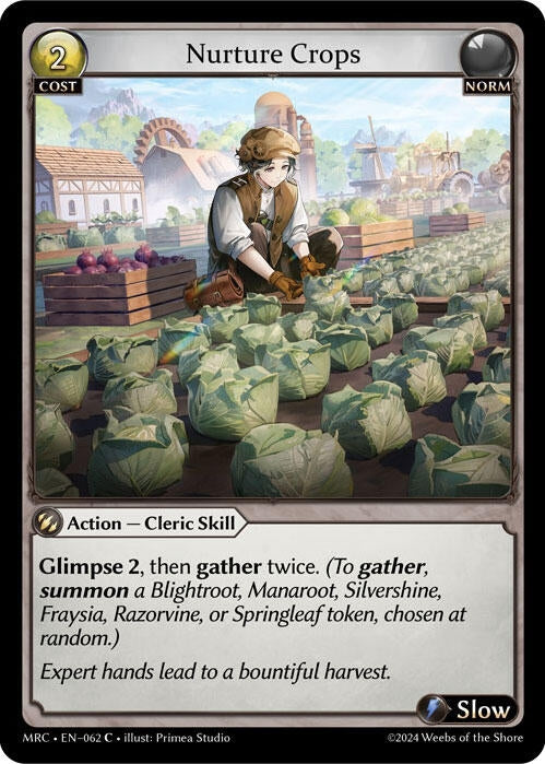 Image for Nurture Crops (Mercurial Heart) (062) - Grand Archive TCG