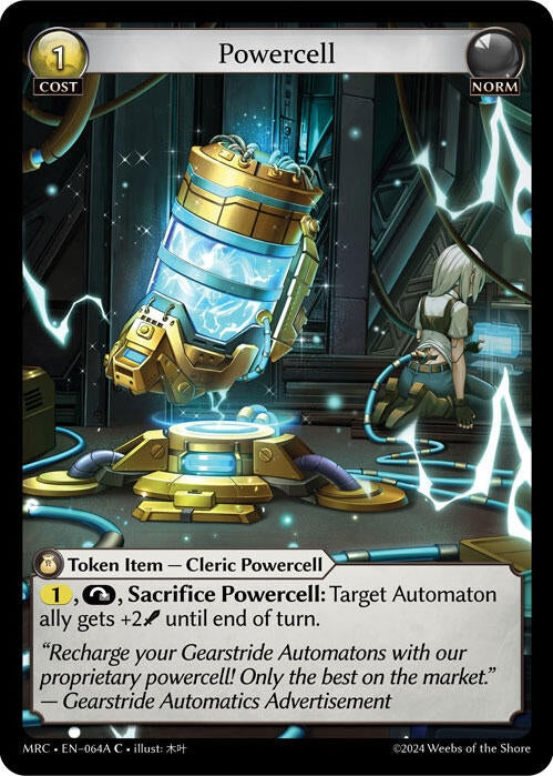 Image for Powercell (64A) (Mercurial Heart) (64A) - Grand Archive TCG
