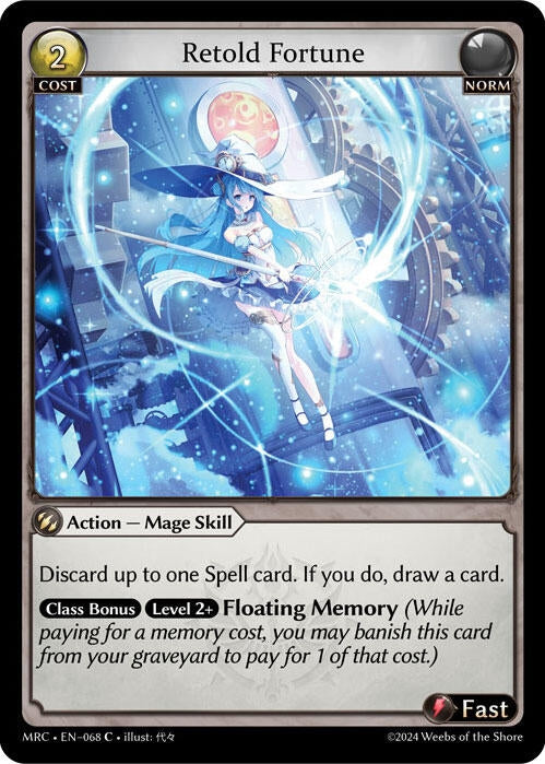 Image for Retold Fortune (Mercurial Heart) (068) - Grand Archive TCG