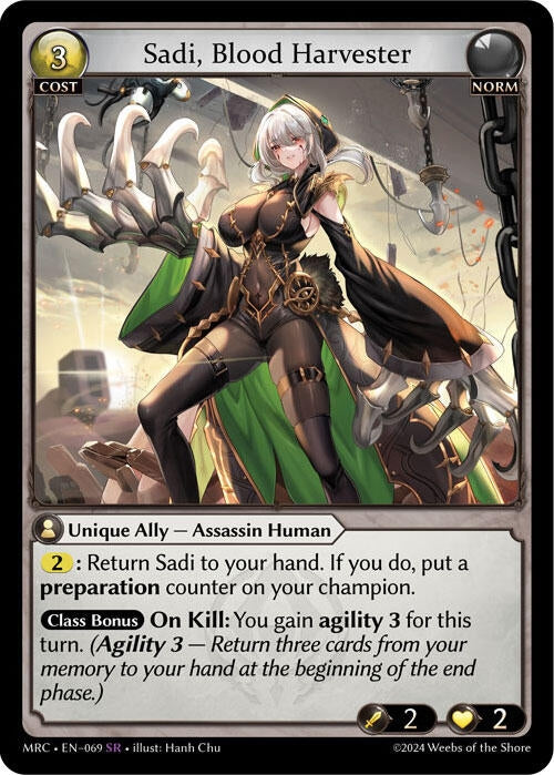 Image for Sadi, Blood Harvester (Mercurial Heart) (069) - Grand Archive TCG