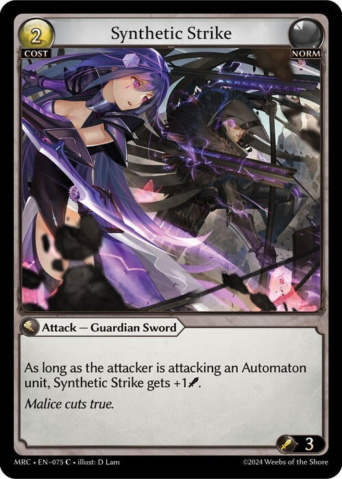Image for Synthetic Strike (Mercurial Heart) (075) - Grand Archive TCG