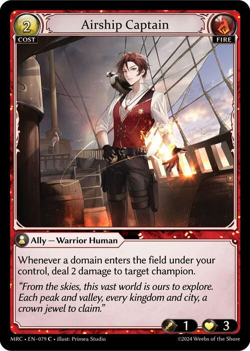 Image for Airship Captain (Mercurial Heart) (079) - Grand Archive TCG