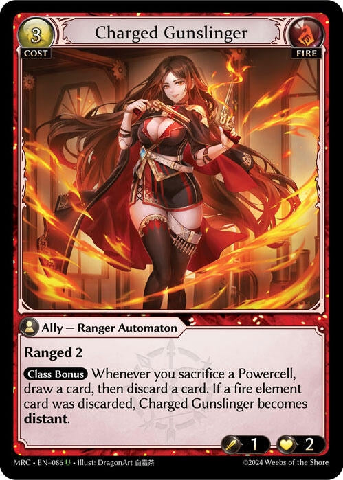 Image for Charged Gunslinger (Mercurial Heart) (086) - Grand Archive TCG