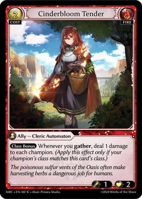 Image for Cinderbloom Tender (Mercurial Heart) (087) - Grand Archive TCG