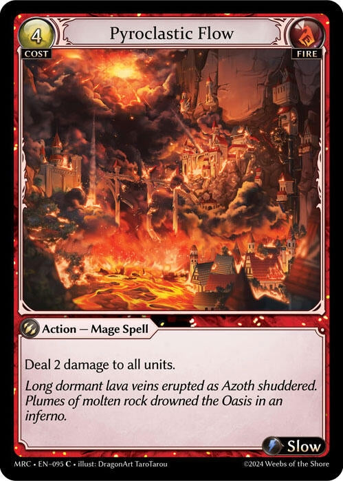 Image for Pyroclastic Flow (Mercurial Heart) (095) - Grand Archive TCG