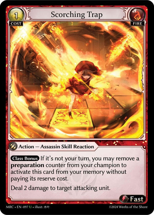 Image for Scorching Trap (Mercurial Heart) (097) - Grand Archive TCG