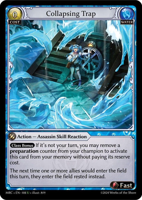 Image for Collapsing Trap (Mercurial Heart) (108) - Grand Archive TCG