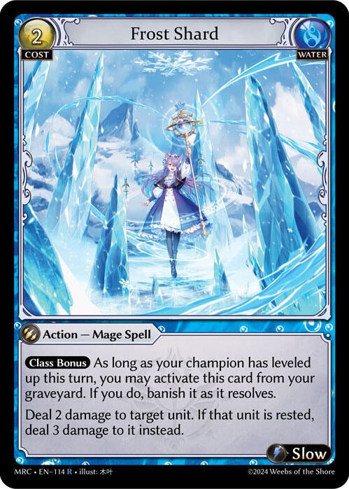Image for Frost Shard (Mercurial Heart) (114) - Grand Archive TCG