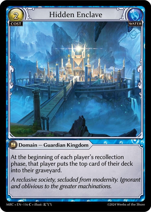 Image for Hidden Enclave (Mercurial Heart) (116) - Grand Archive TCG