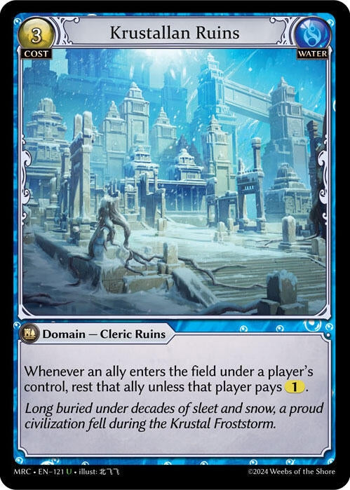 Image for Krustallan Ruins (Mercurial Heart) (121) - Grand Archive TCG