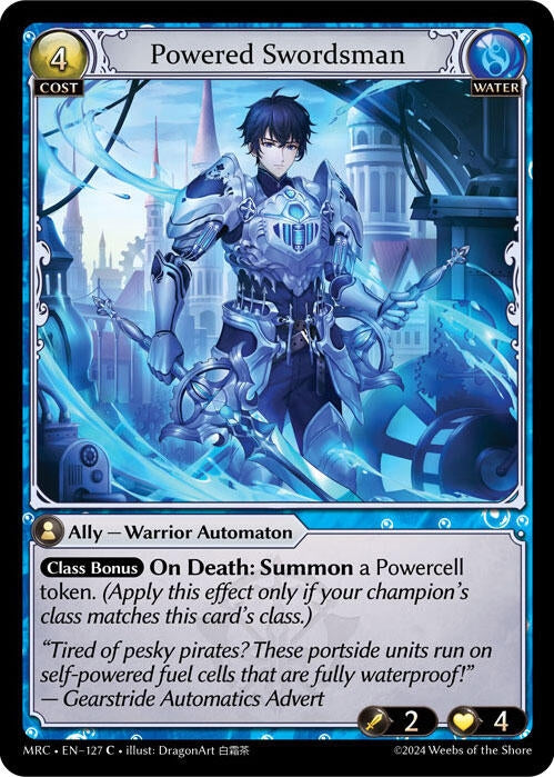 Image for Powered Swordsman (Mercurial Heart) (127) - Grand Archive TCG