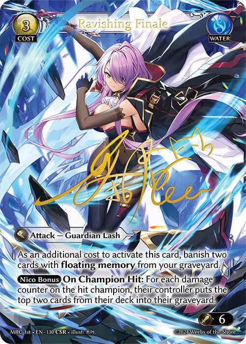 Image for Ravishing Finale (CSR) (Mercurial Heart) (130) - Grand Archive TCG