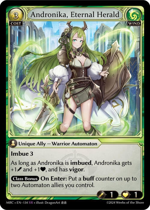 Image for Andronika, Eternal Herald (Mercurial Heart) (134) - Grand Archive TCG