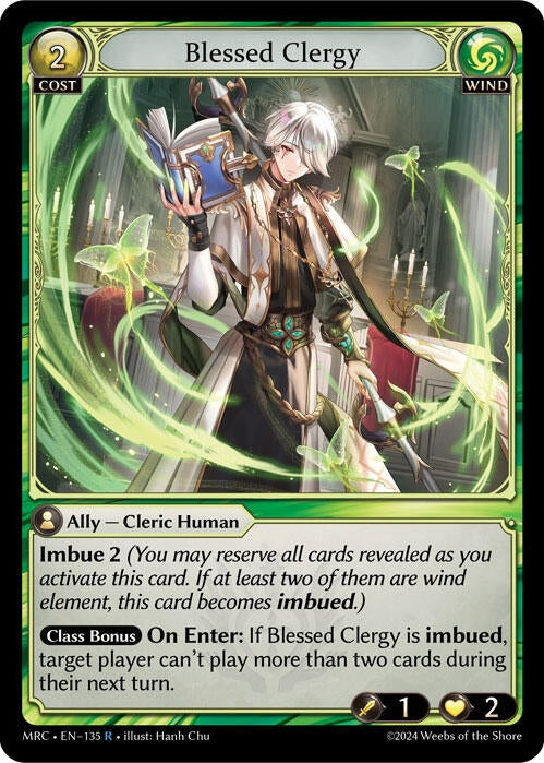 Image for Blessed Clergy (Mercurial Heart) (135) - Grand Archive TCG