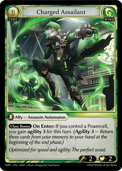 Image for Charged Assailant (Mercurial Heart) (138) - Grand Archive TCG