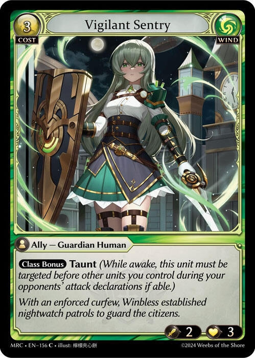Image for Vigilant Sentry (Mercurial Heart) (156) - Grand Archive TCG