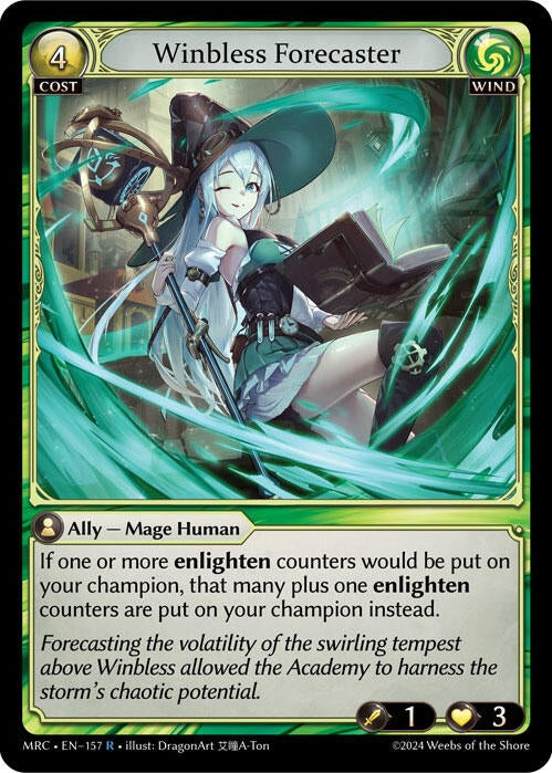 Image for Winbless Forecaster (Mercurial Heart) (157) - Grand Archive TCG