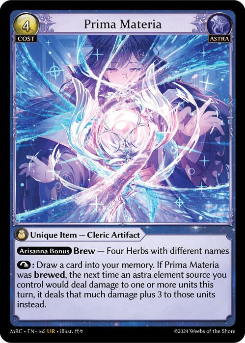 Image for Prima Materia (Mercurial Heart) (165) - Grand Archive TCG