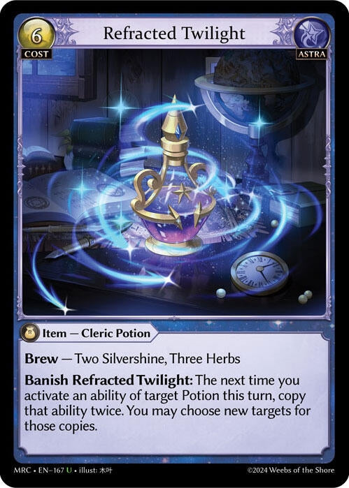 Image for Refracted Twilight (Mercurial Heart) (167) - Grand Archive TCG