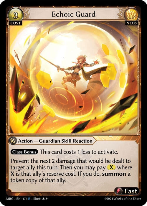Image for Echoic Guard (Mercurial Heart) (176) - Grand Archive TCG
