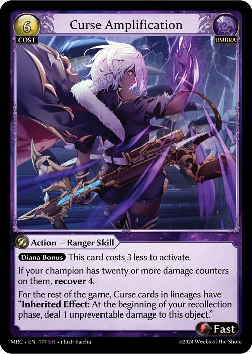 Image for Curse Amplification (Mercurial Heart) (177) - Grand Archive TCG