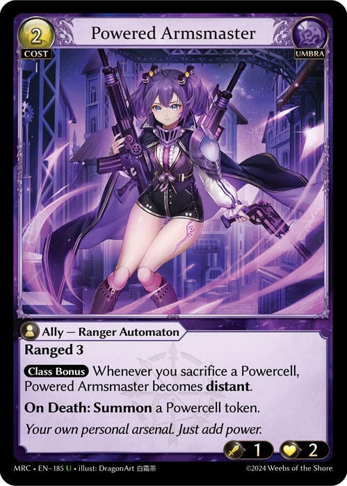 Image for Powered Armsmaster (Mercurial Heart) (185) - Grand Archive TCG