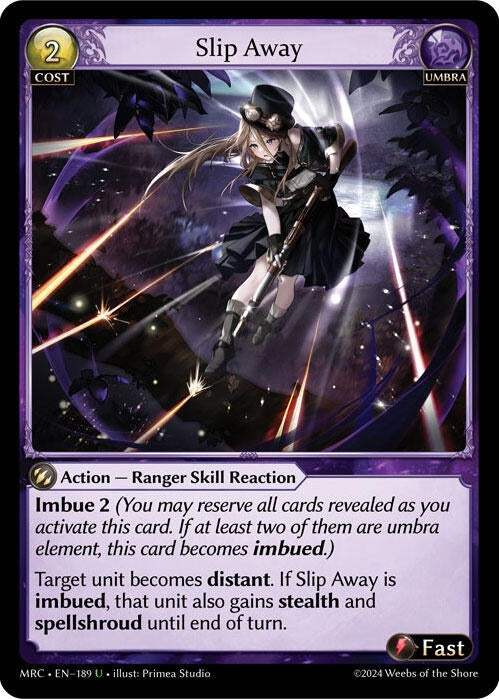 Image for Slip Away (Mercurial Heart) (189) - Grand Archive TCG