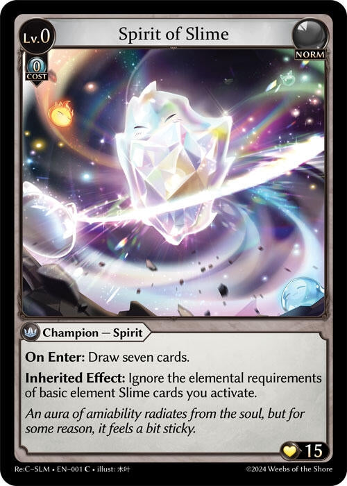 Image for Spirit of Slime (Silvie Re:Collection, Slime Sovereign) (001) - Grand Archive TCG