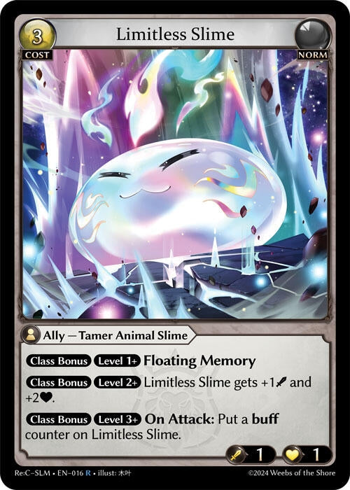 Image for Limitless Slime (Silvie Re:Collection, Slime Sovereign) (016) - Grand Archive TCG
