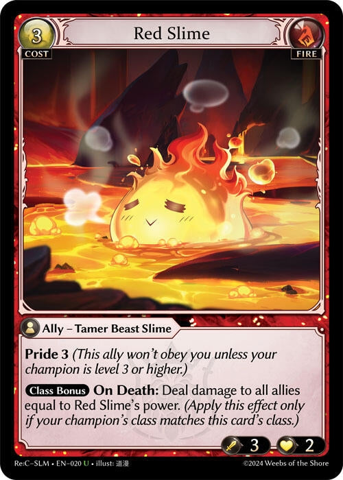 Image for Red Slime (Silvie Re:Collection, Slime Sovereign) (020) - Grand Archive TCG