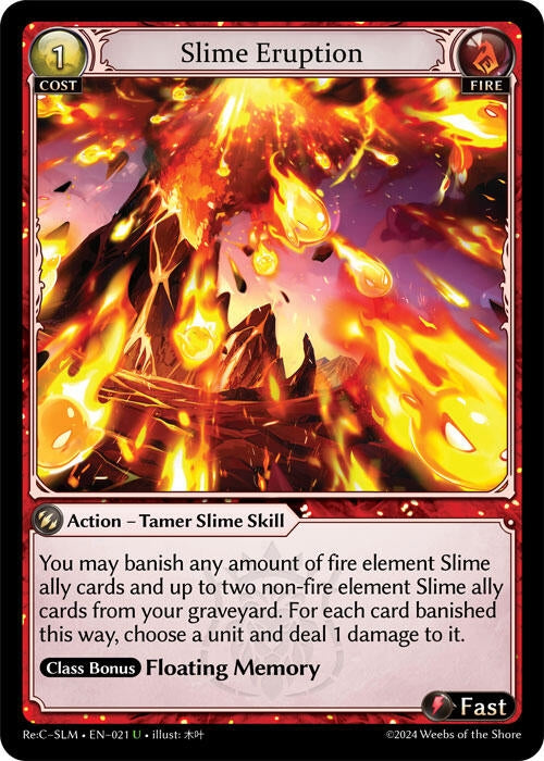 Image for Slime Eruption (Silvie Re:Collection, Slime Sovereign) (021) - Grand Archive TCG