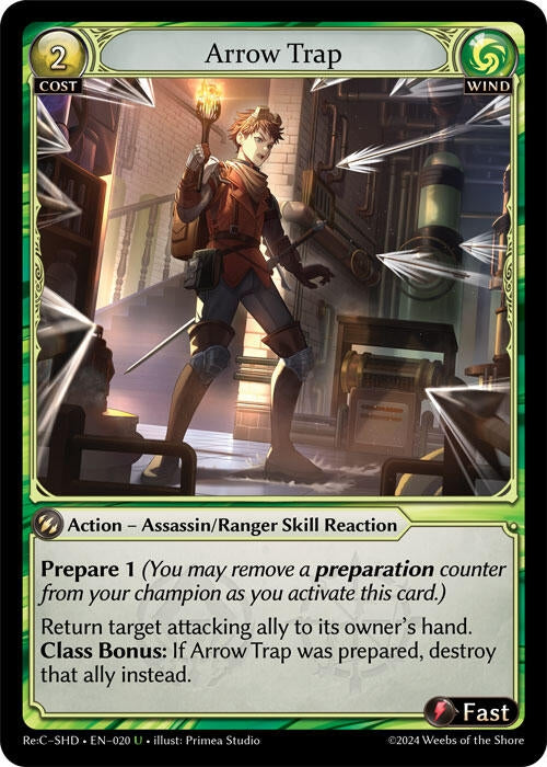 Image for Arrow Trap (Tristan Re:Collection, Shadowdancer) (020) - Grand Archive TCG